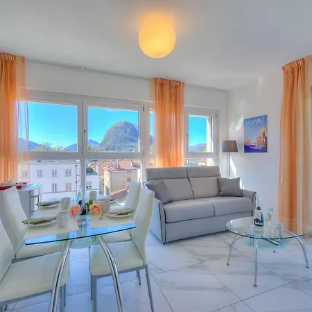 Attico Al Parco With Airconditioning - Happy Rentals Lugano Exterior photo